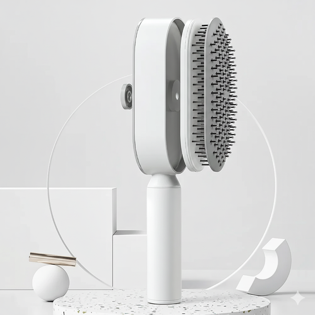 « DIVINE » Brosse à Cheveux Autonettoyante